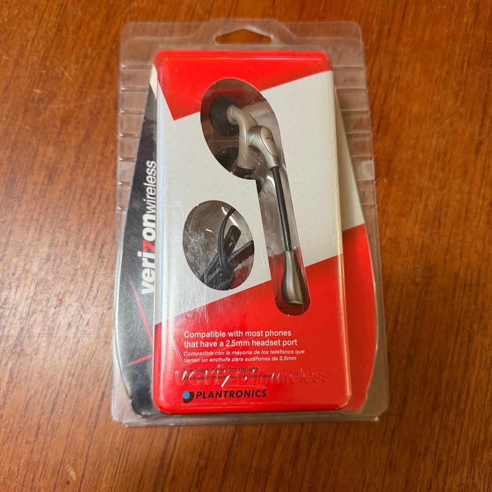 Plantronics MX150VR Universal 2.5mm Wired Headset Verizon Noise Canceling Mic